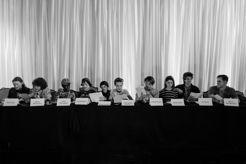 Illustration for article titled I See What You're Doing There, New Stranger Things Cast Photo